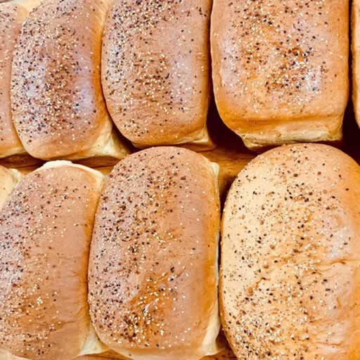 Bread baked on-site daily